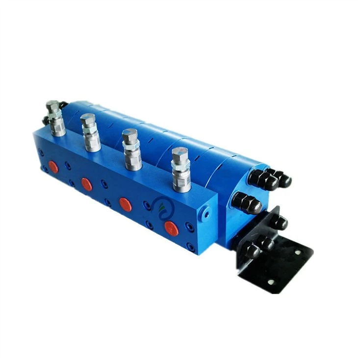 External Geared Flow Dividers With Valve