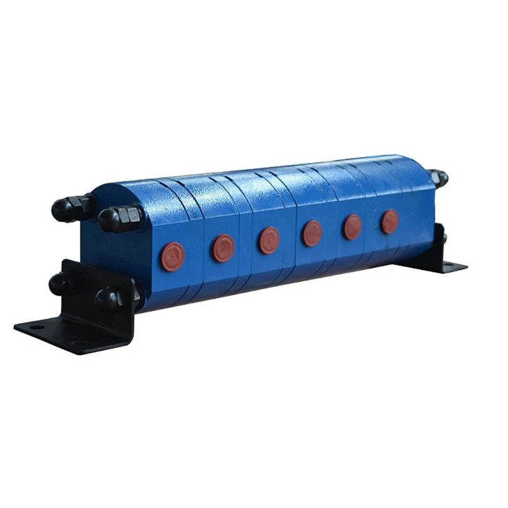 Cast Iron 2 Inlet 6 Outlets Hydraulic Synchronous Gear Flow Dividers